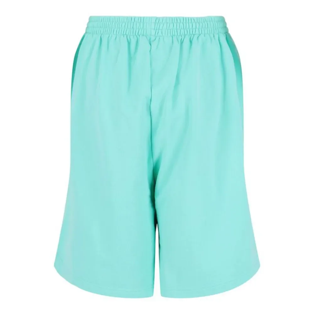 Balenciaga Logo Embroidered Sweat Shorts Green Womens - Picture 2 of 3